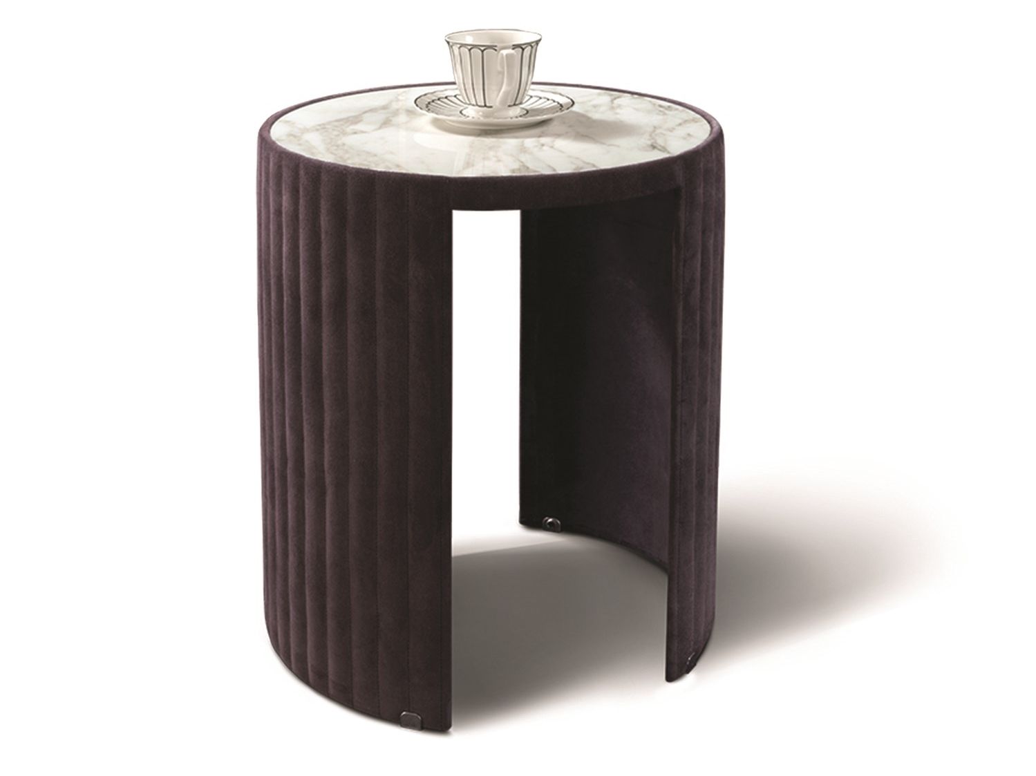 Круглый мраморный журнальный столик Longhi Loveluxe ARCH-00083129 - Вид №1