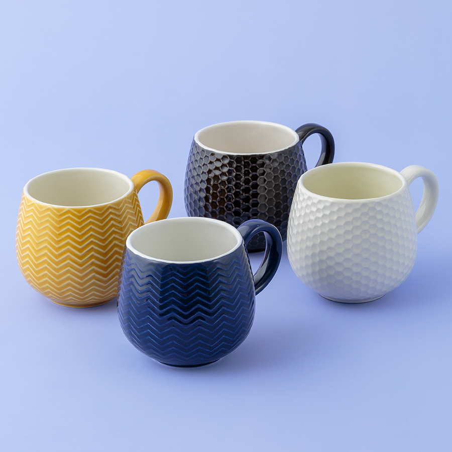 2002.145 Кружка embossed, 350 мл, кремовая Mason Cash  - Вид №1