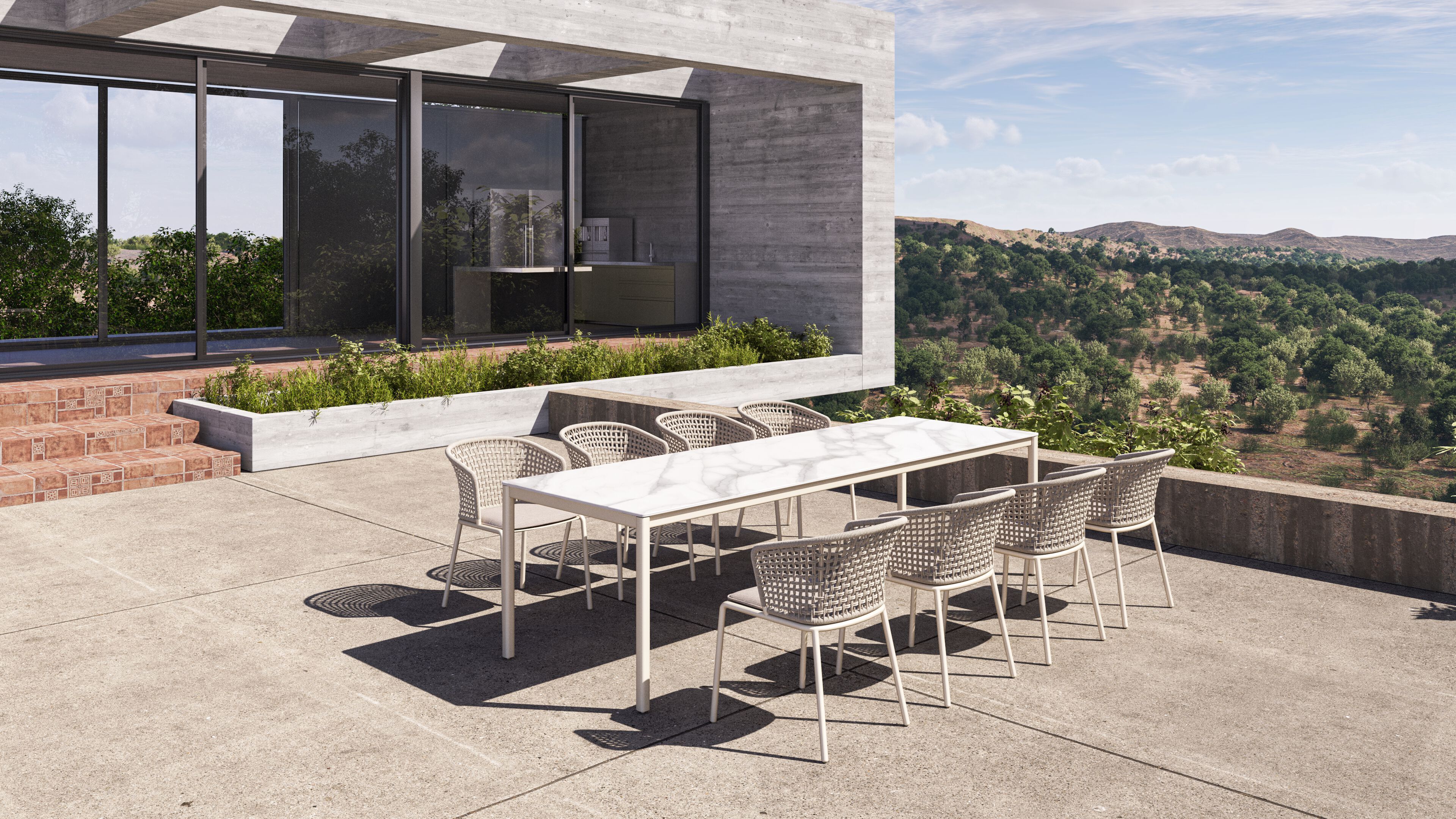 Алюминиевый сад Dormeuse VINEKO Abrazo ARCH-00001897 - Вид №3