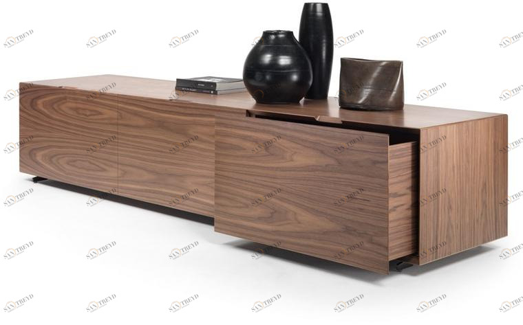 Flexform Буфет из орехового дерева с ящиками Piuma sun-id-1472683