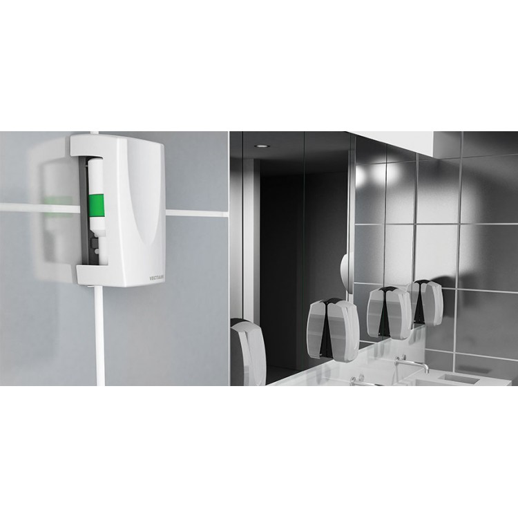 V-SOLID - (SEASALT &amp; BAMBOO) VECTAIR SYSTEMS Картридж ароматизатор воздуха V-AIR SOLID - Морская соль и бамбук Белый черный (упаковка)  - Вид №3