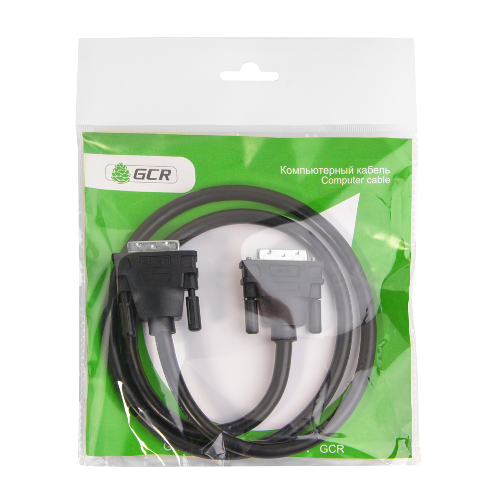 GCR-DM2DMC-3.0m кабель dvi-d 3.0m, черный, od 8.5mm, 28/28 awg, dvi/dvi, 25m/25m, , двойной экран Greenconnect Santreyd  - Вид №5