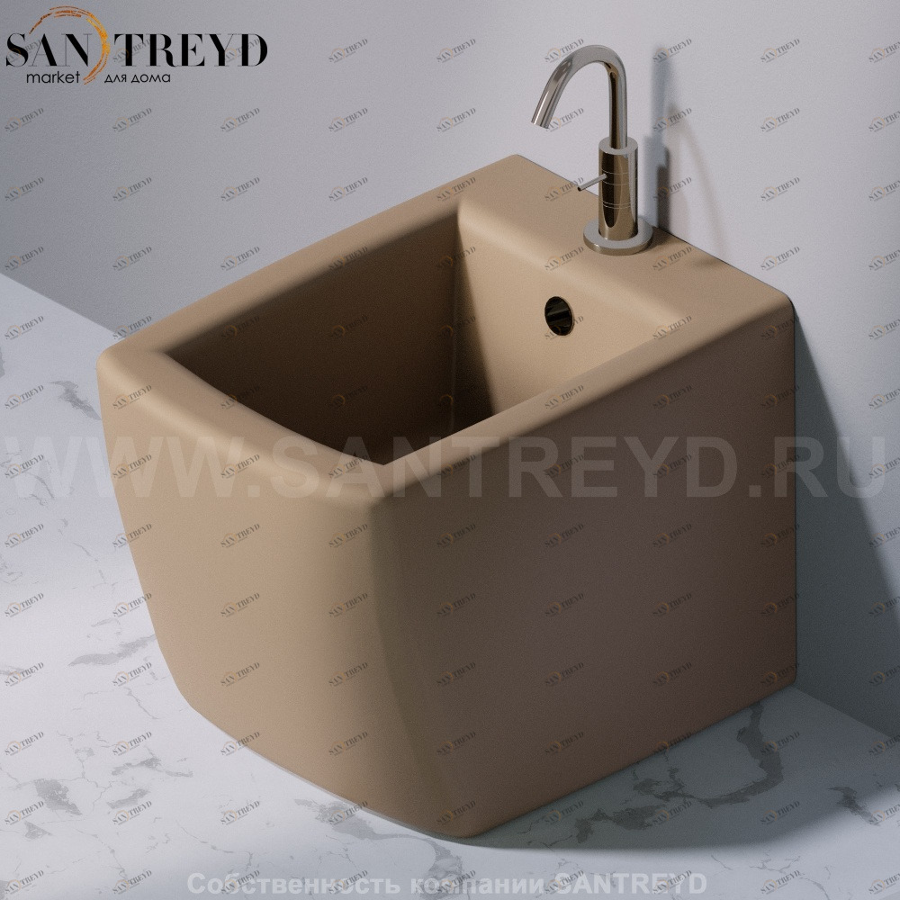 S502132 Биде напольное SQUARE A. e T. Italia AeT ITALIA