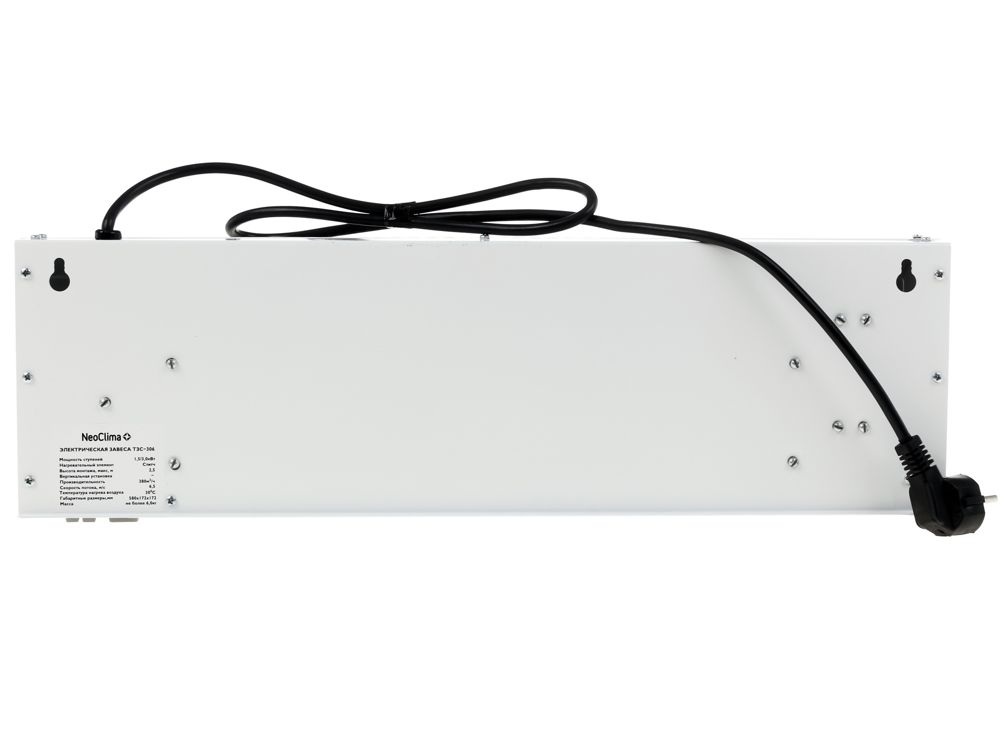 1074379 Тепловая завеса NeoClima ТЗС-306 STDN-0066580 - Вид №3