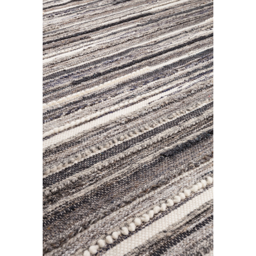 Ковер Carve 170х240 см, черно-белый Dutchbone 6000094 - Вид №2