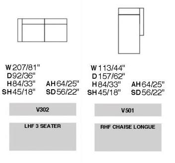 Rossini Sofas Мягкий кожаный диван с шезлонгом sun-id-1511716 - Вид №8