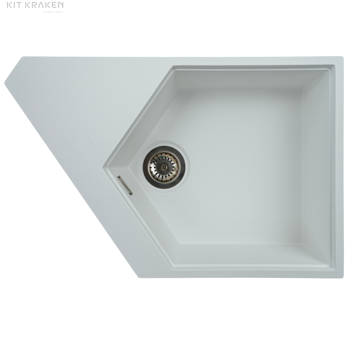 Кухонная мойка Kit Kraken River White 