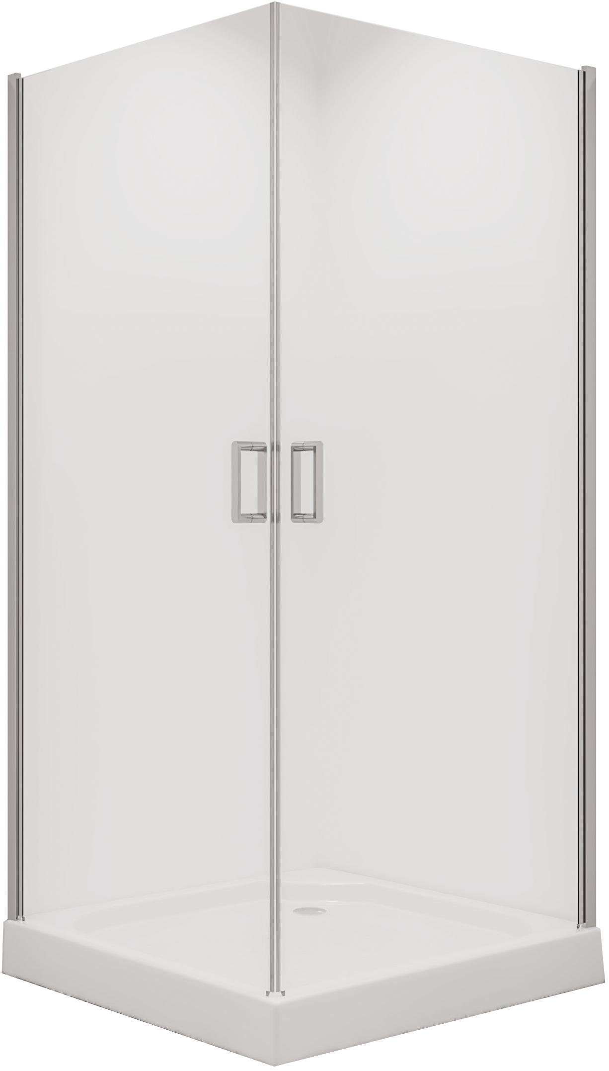 Душевое ограждение NG- 6604-08 (100*100*190) квадрат, двери распашные, 1 место Niagara Nova 66040811 - Вид №1