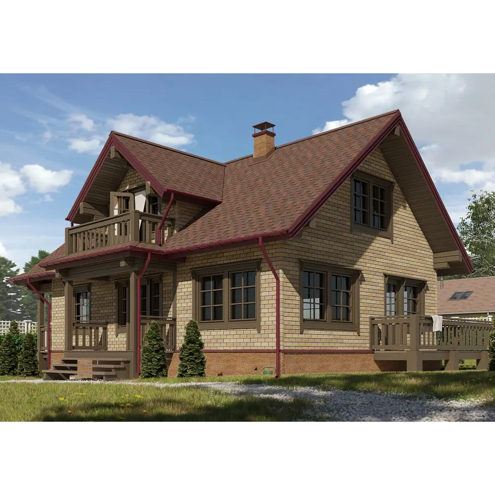 Гибкая черепица ламинированная Docke Pie Dragonsiberia темно-коричневая 2.38 м² 87007954 STLM-2190000 DÖCKE - Вид №2