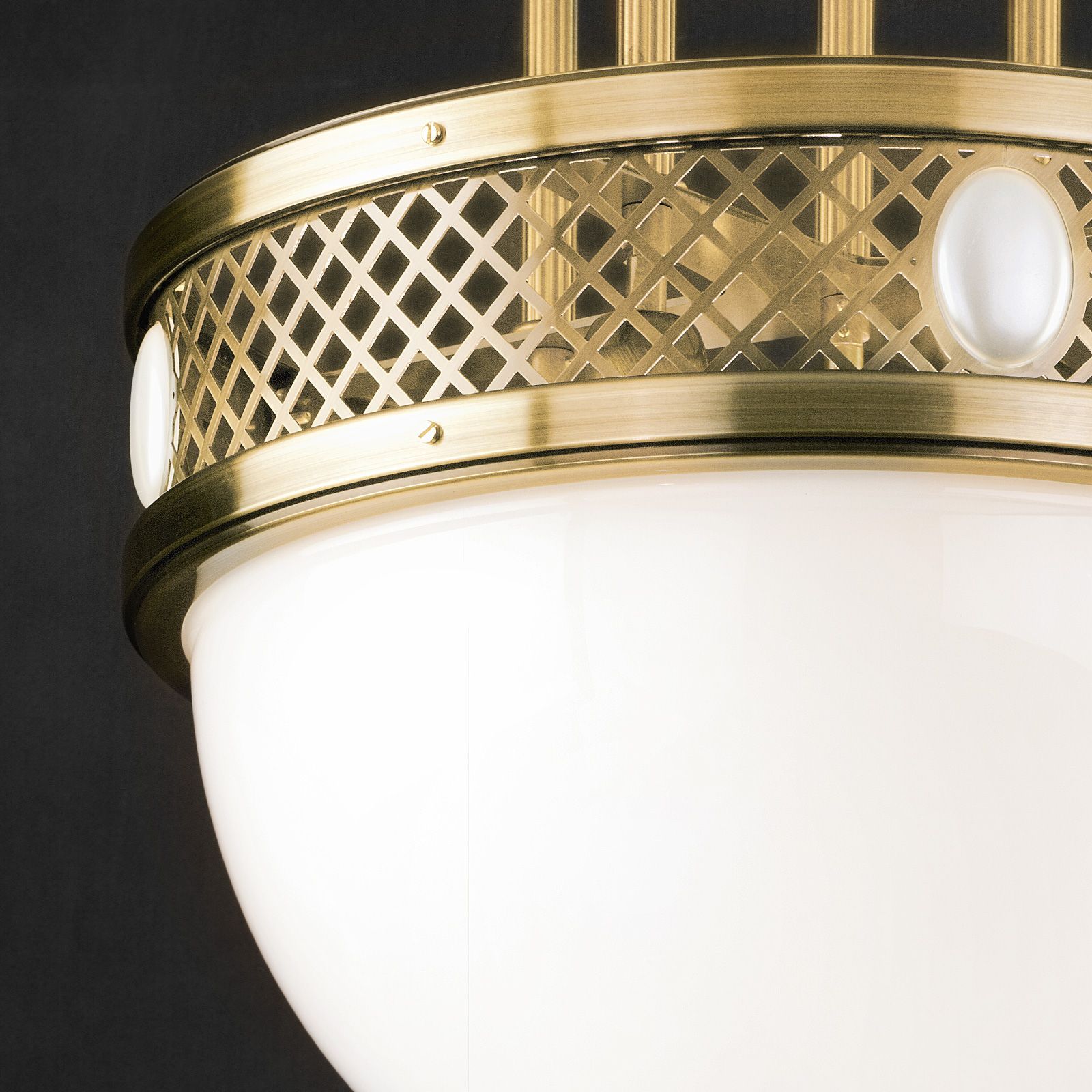 Потолочный светильник из опала и латуни Orion Alt Wien ARCH-00095739 - Вид №3