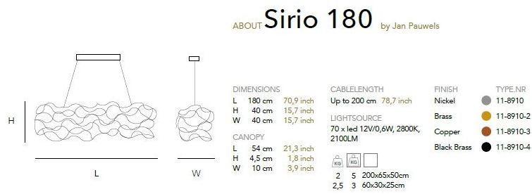 Quasar Светодиодный подвесной светильник из металла с диммером sun-id-1351105 - Вид №2