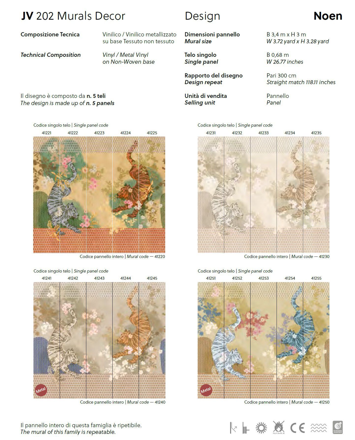 Животные обои Jannelli&Volpi СП 202 MURALS DECOR ARCH-00081140 - Вид №4