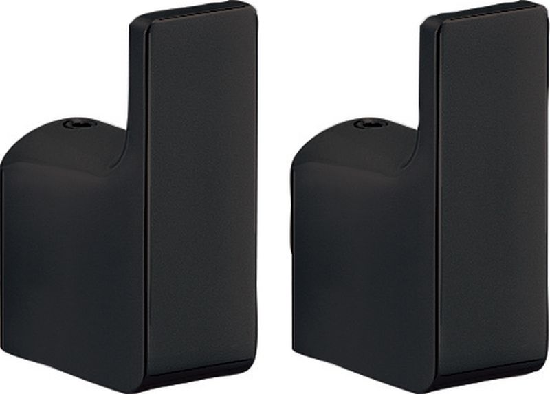 PI27(14) Gedy G-Pirenei, пара крючков, цвет черный матовый 