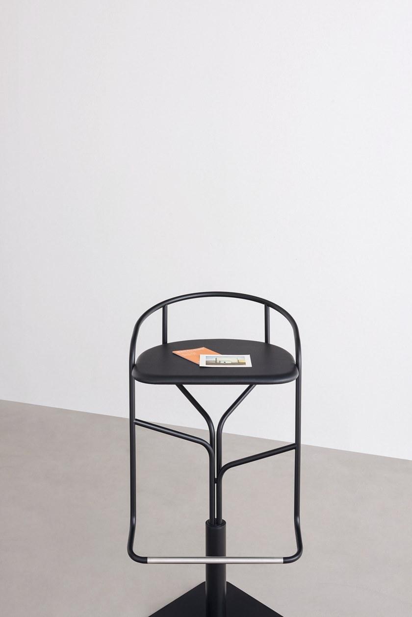 Desalto Стул поворотный стальной с подставкой для ног Ike sun-id-1367604 - Вид №2