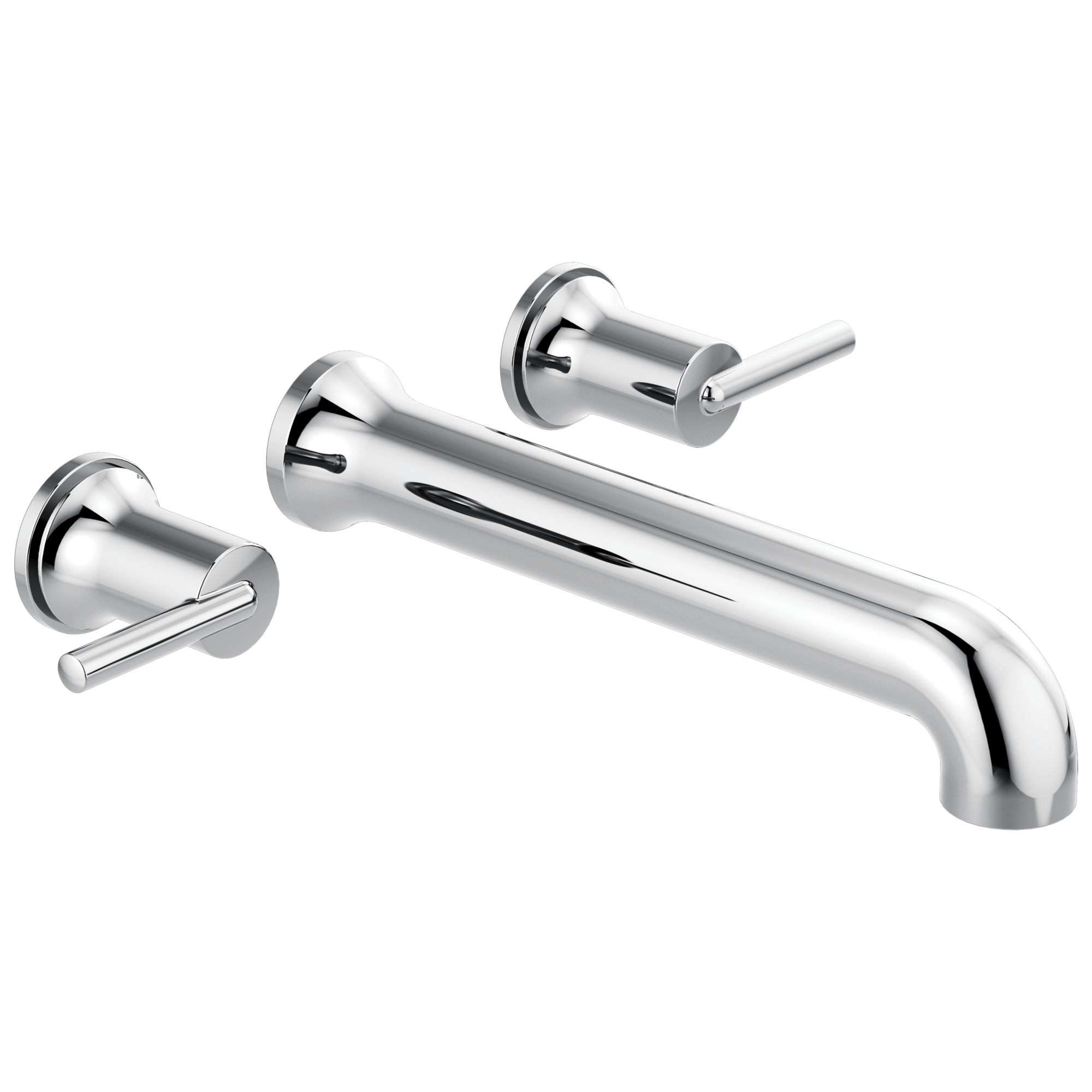 T5759-BLWL Настенный наполнитель ванны Delta Faucet Contemporary Матовый черный