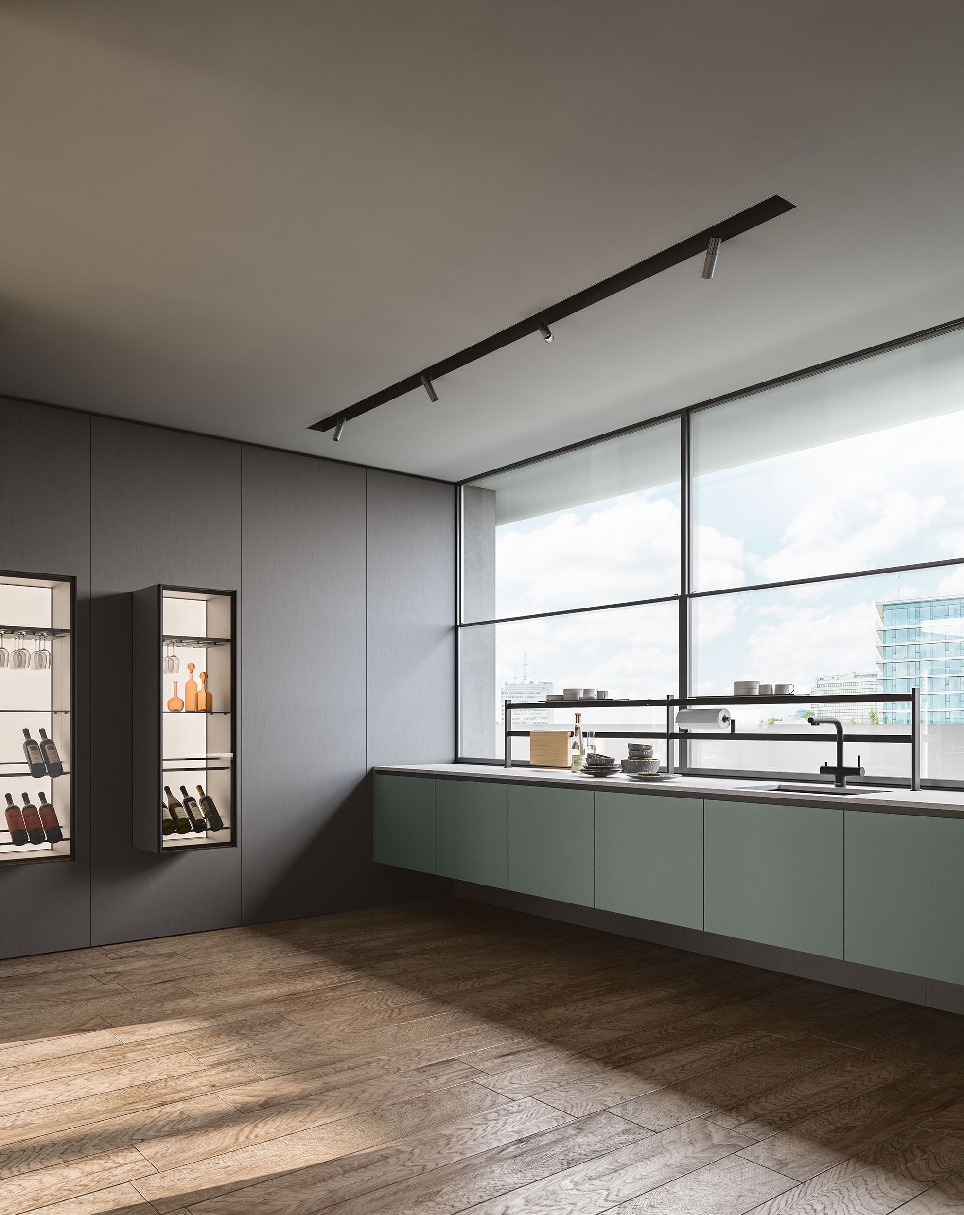 Линейная кухня Copatlife Life Projects ARCH-00086141 - Вид №5