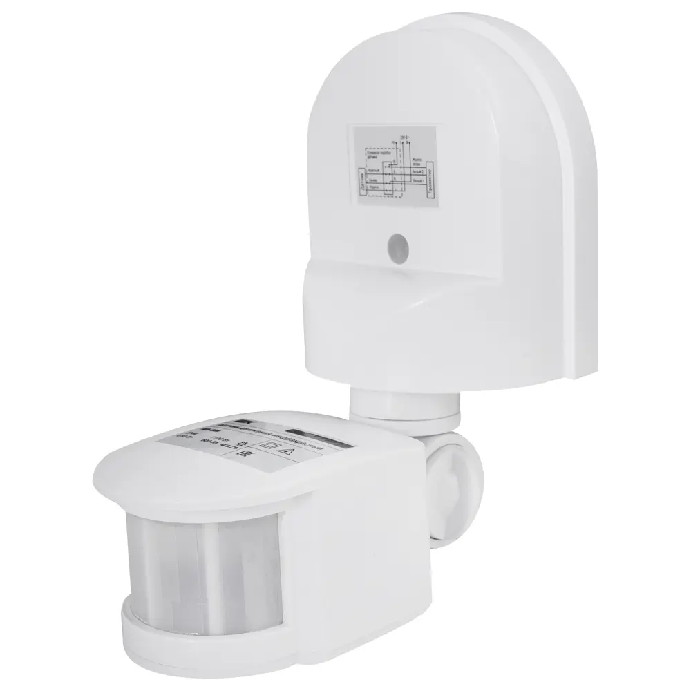 Датчик движения IEK 1100 Вт, цвет белый, IP44 12270884 STLM-2205512 