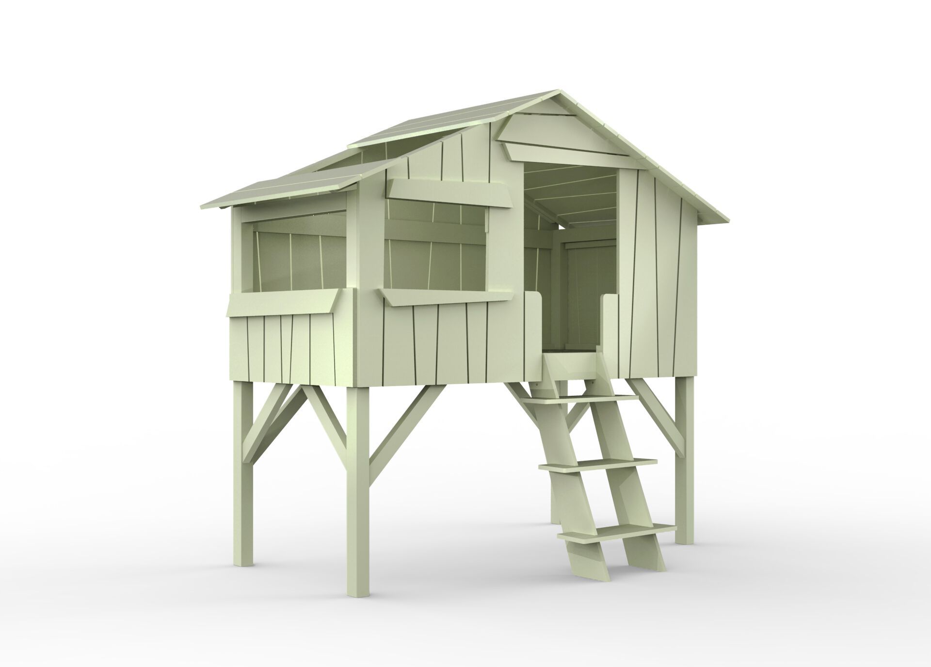 Односпальная кровать из МДФ Mathy by Bols КРОВАТИ И ГОРКИ ДЛЯ ДОМИКОВ НА ДЕРЕВЕ ARCH-00136891 - Вид №40