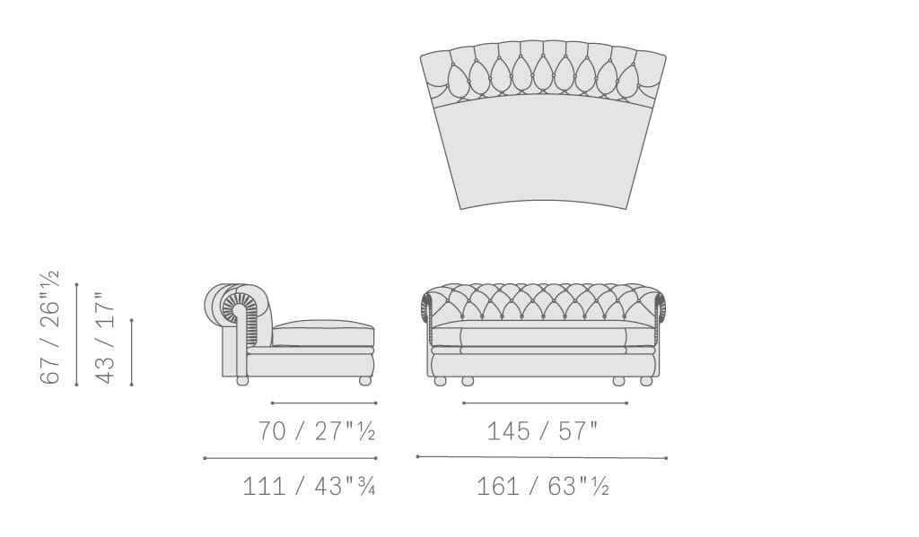 Модульный кожаный диван capitonné Poltrona Frau коллекция - диваны и кресла ARCH-00059740 - Вид №15