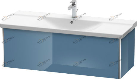 XS408304747 Тумбочка подвесная XSquare #XS4083 1210 x 473 мм Каменно-синий глянцевый лак Duravit
