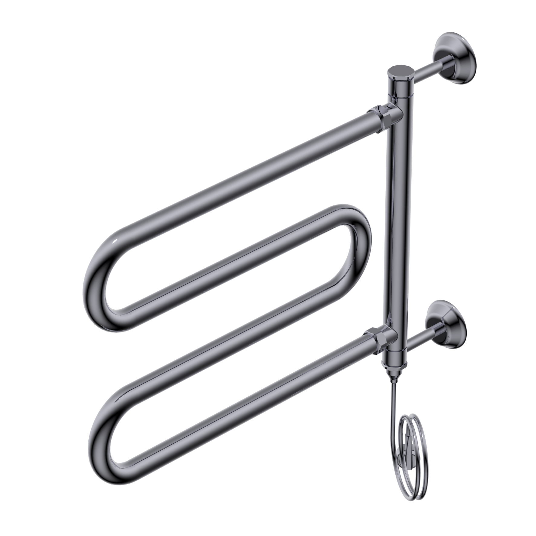 PR4220852 Настенный вращающийся электрический полотенцесушитель Ritmonio Fittings 