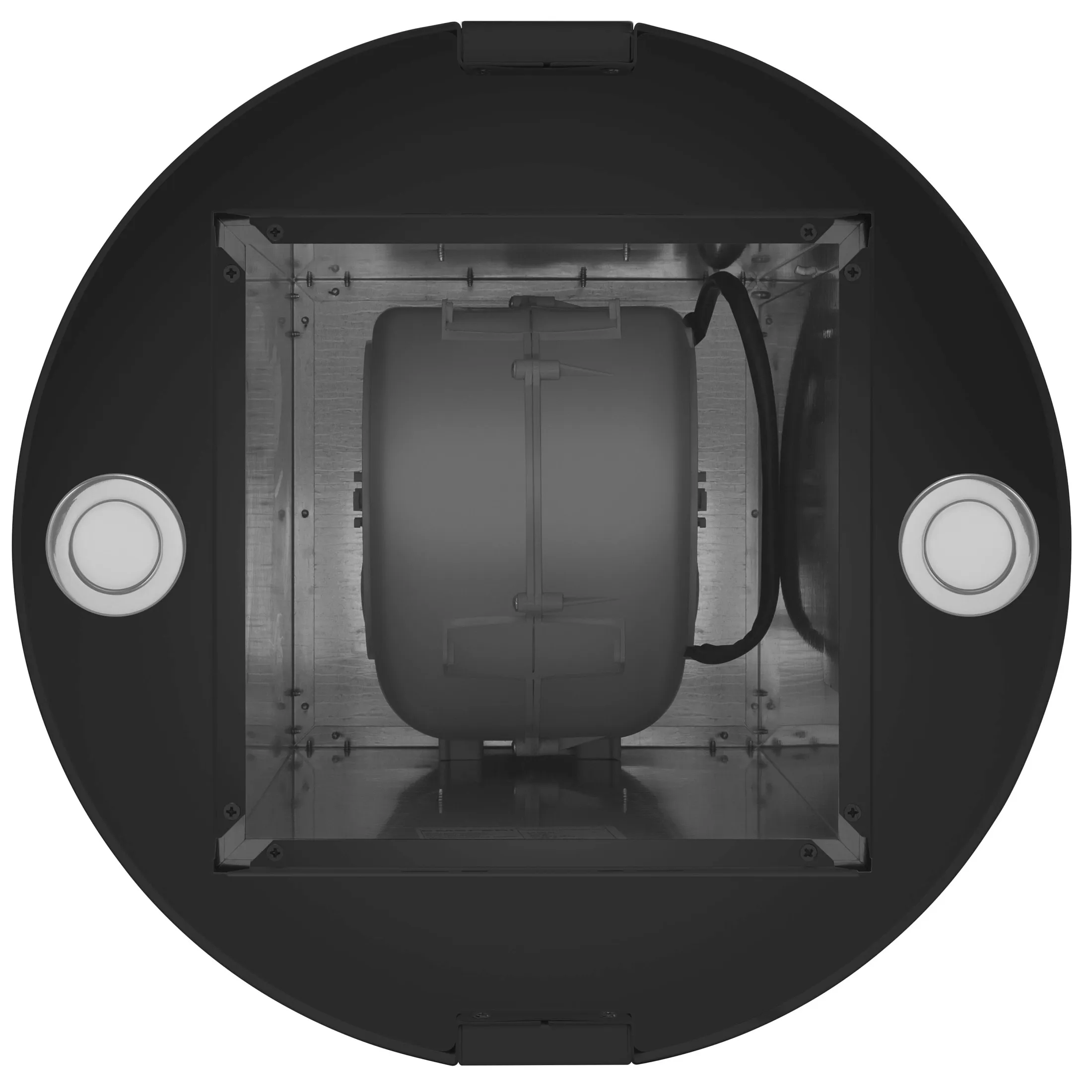 9243929 Вытяжка островная Meferi TUBE40BK ISLA POWER черный/черный STDN-0021846 - Вид №12