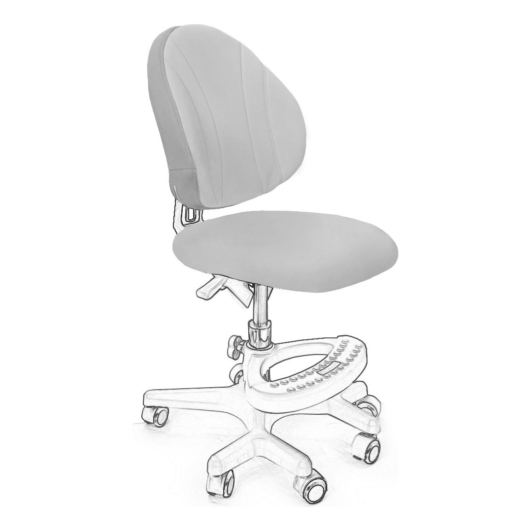 Чехол для кресла Mio Y-407 серый G MEALUX EVO  00-3947273 Серый Santreyd  - Вид №1