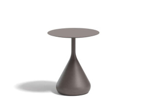 Круглый керамический садовый журнальный столик с верхней частью HPL