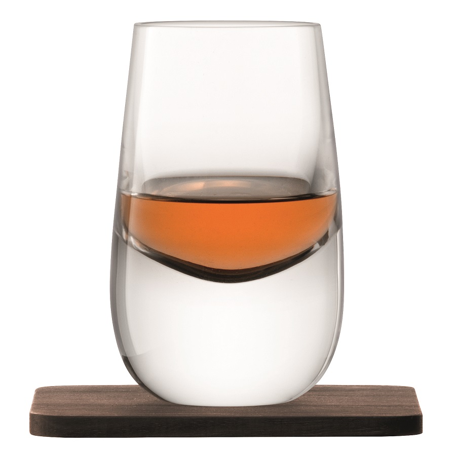 Набор из 2 шотов на подставках 80 мл Whisky LSA INTERNATIONAL WHISKY 00-3863208 Прозрачный  - Вид №3