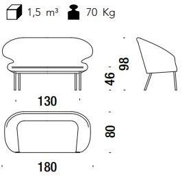 Moroso Кожаный диван sun-id-1484398 - Вид №1
