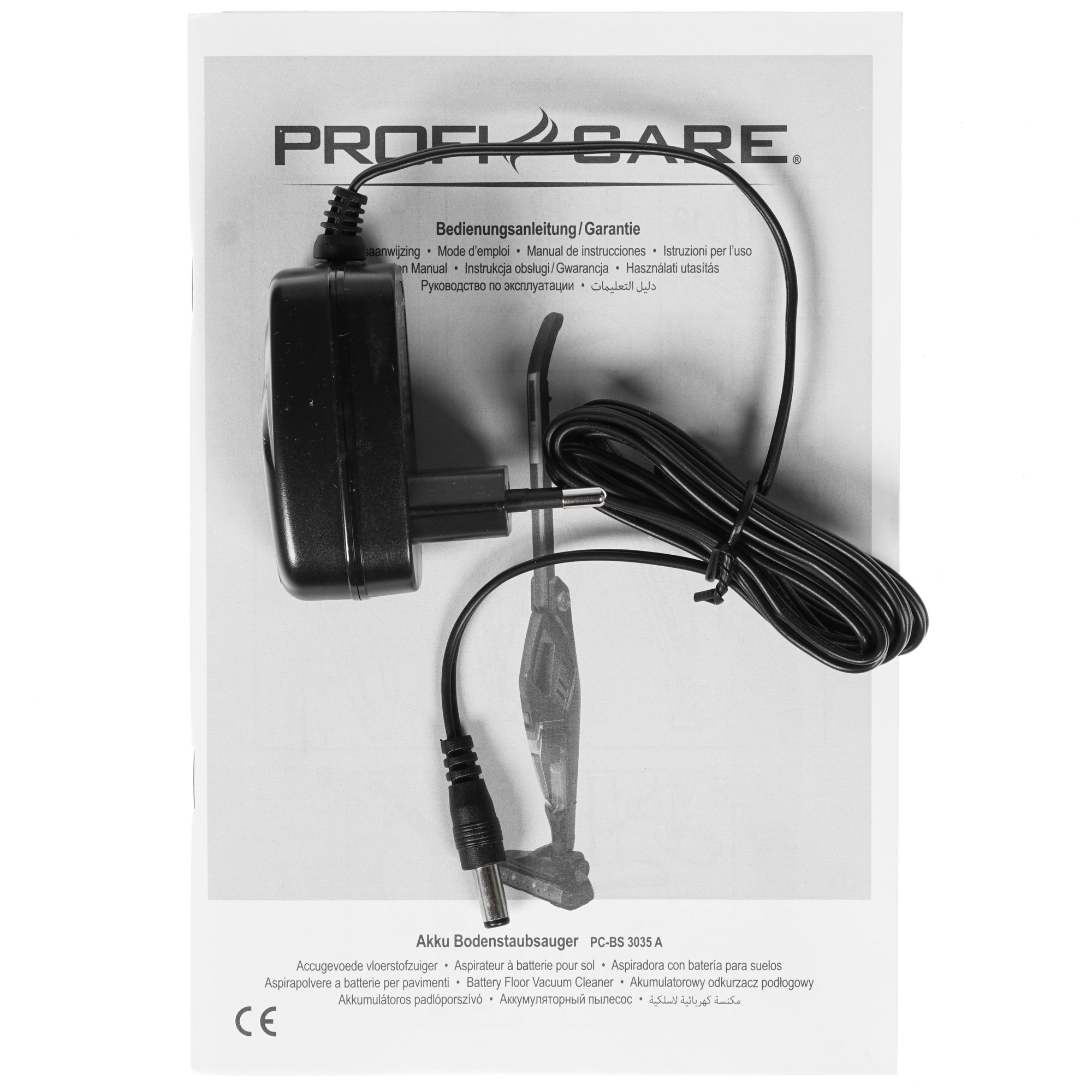 8165240 Пылесос вертикальный   ProfiCare PC-BS 3035 antrazit  черный STDN-0052820 - Вид №9