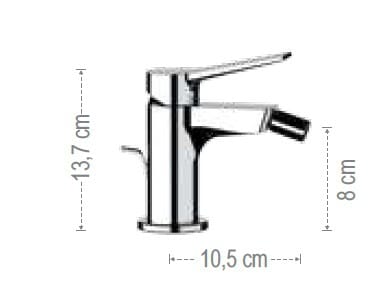 Смеситель для биде с одной ручкой Remer Rubinetterie Slash &amp ARCH-00036070 - Вид №2