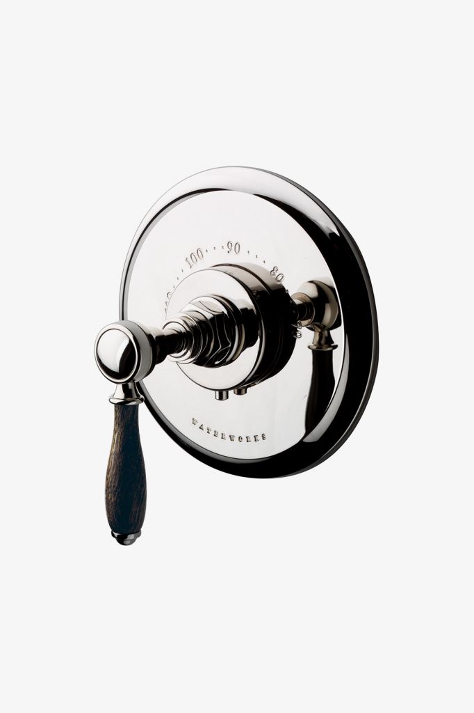 EATH20 Облицовка термостатического регулирующего клапана Easton Vintage с дубовой ручкой Waterworks 