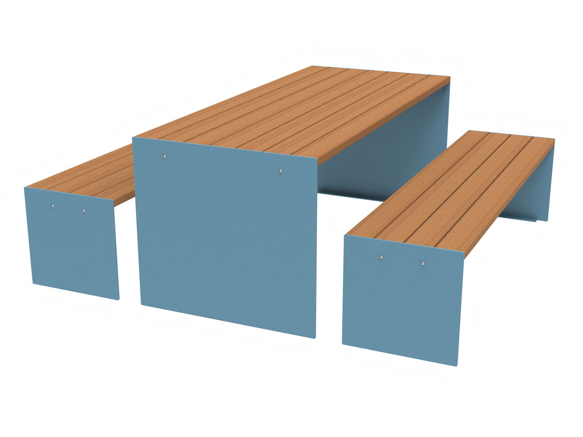 Стол для пикника со встроенными скамейками Lazzari Recto ARCH-00105488 - Вид №6