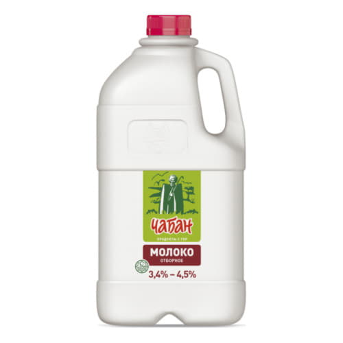 Молоко пастеризованное Чабан 3,4%-4,5% 1900 г БЗМЖ Santreyd 20761