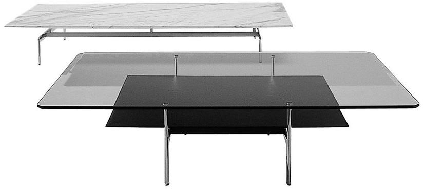 B&B Italia Низкий прямоугольный журнальный столик из мрамора Diesis sun-id-1401624 - Вид №1