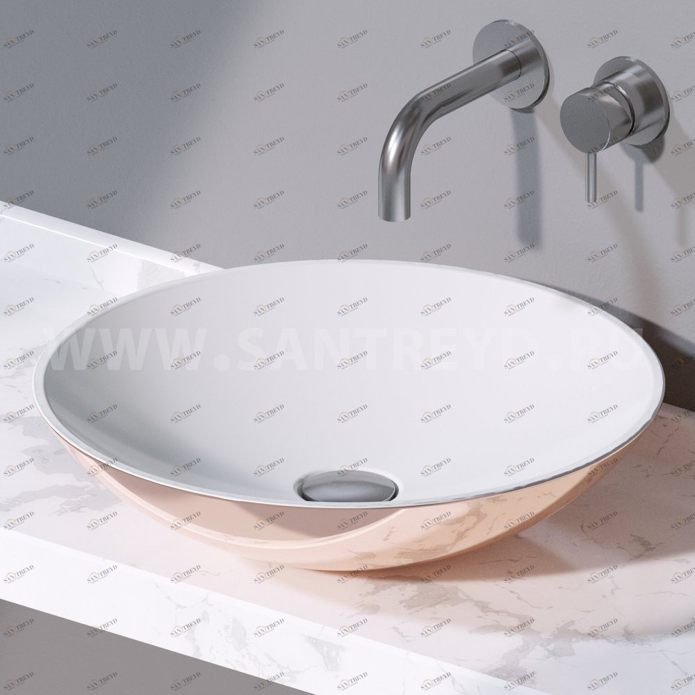 L257257 Накладная раковина на столешницу  круглая A. e T. Italia THIN AeT ITALIA