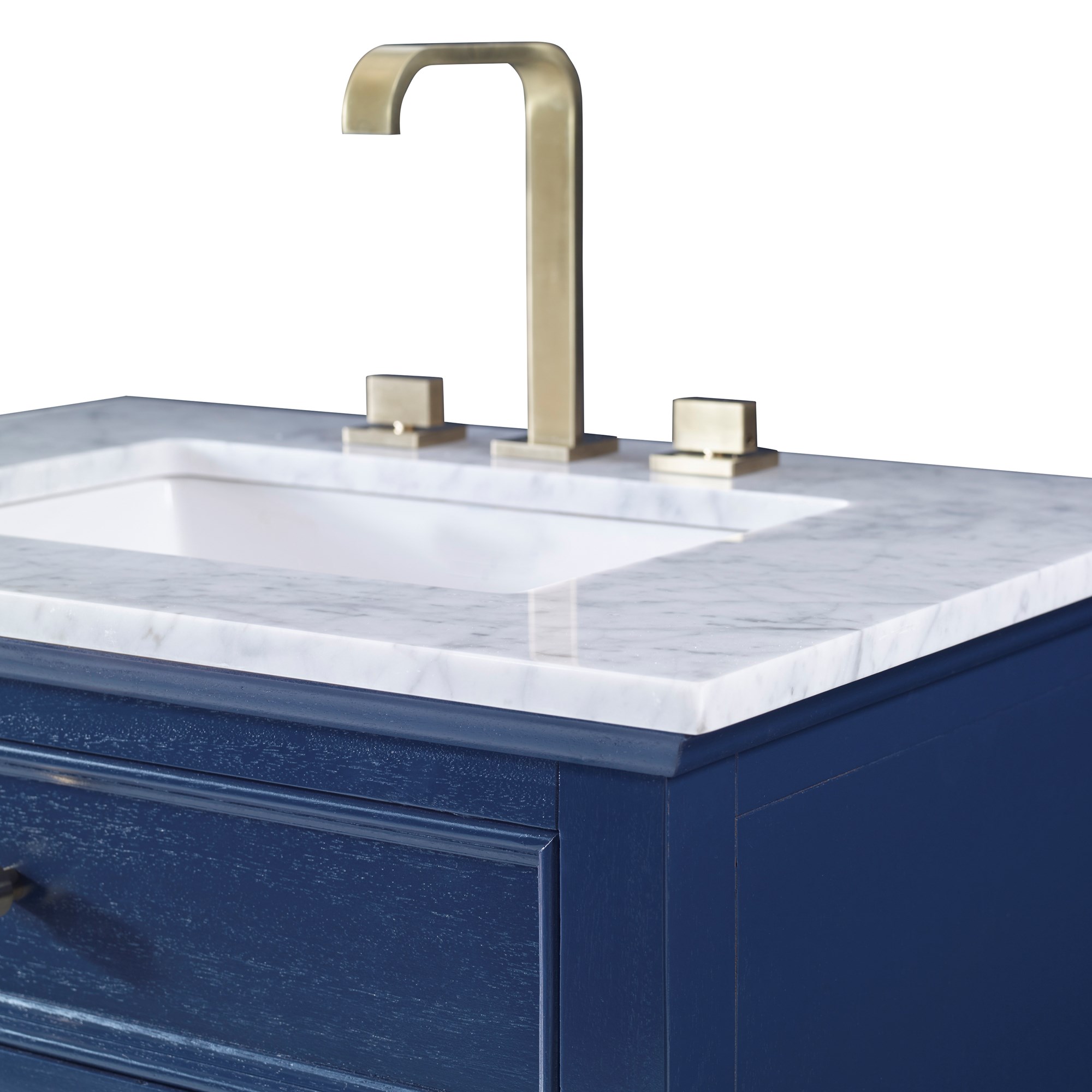 Тумбочка, Petite (до 33,5) 17590-110-221 Louvered Medium Sink Chest - Cadet Blue Ambella  - Вид №4