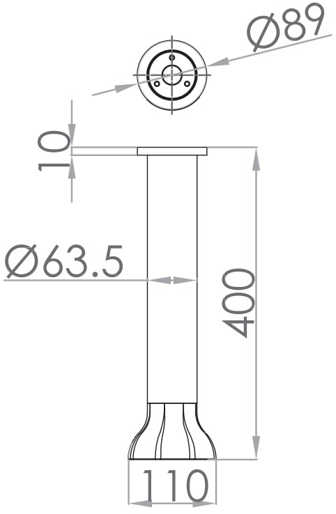 JEE-O Потолочная лейка душа из нержавеющей стали Bloom 600-6806 - Вид №1
