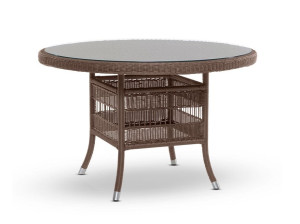 Круглый обеденный стол из смолы