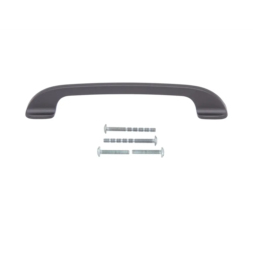 86899280 Ручка-скоба мебельная Assistente ЦАМ 128 мм цвет графит STLM-1010072 PALLADIUM  - Вид №1