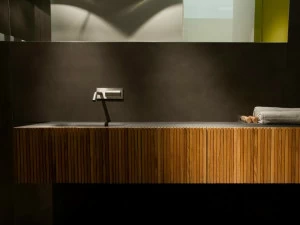 Moab80 Мебель для умывальника из тикового дерева с дверцами Door