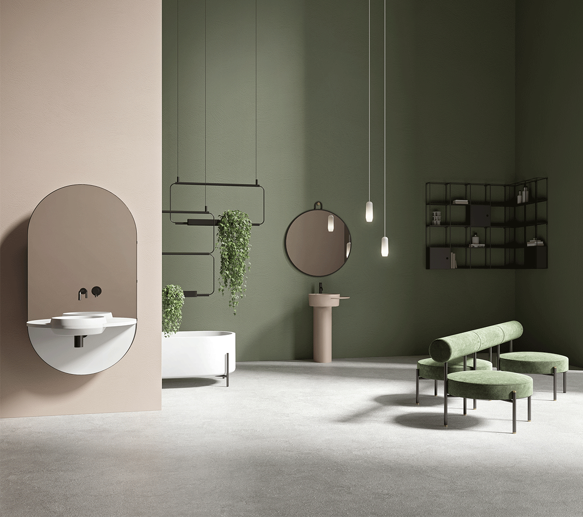 Ex.T Rest lounge chair Кресло для отдыха с обивкой из нубука EXRESTLOUNGE/SEP  - Вид №3