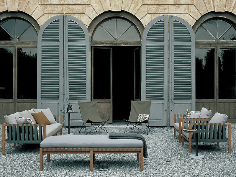 Садовое кресло из тикового дерева с подлокотниками RODA ARCH-00033159 - Вид №5