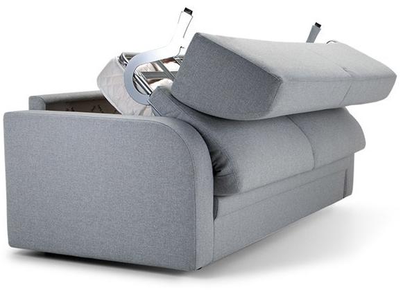 Domingo Salotti 3-местный тканевый диван-кровать Elektra letto sun-id-1459997 - Вид №2