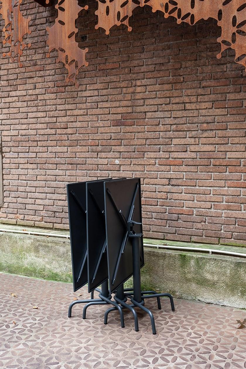 iSimar Садовый столик квадратный из стали с откидной крышкой Muelle 9270 / 9271 - Вид №6