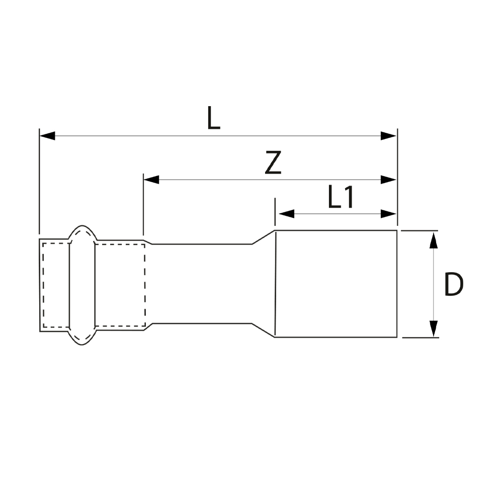 PS52431085400 Редукционные вставки Tece  - Вид №1
