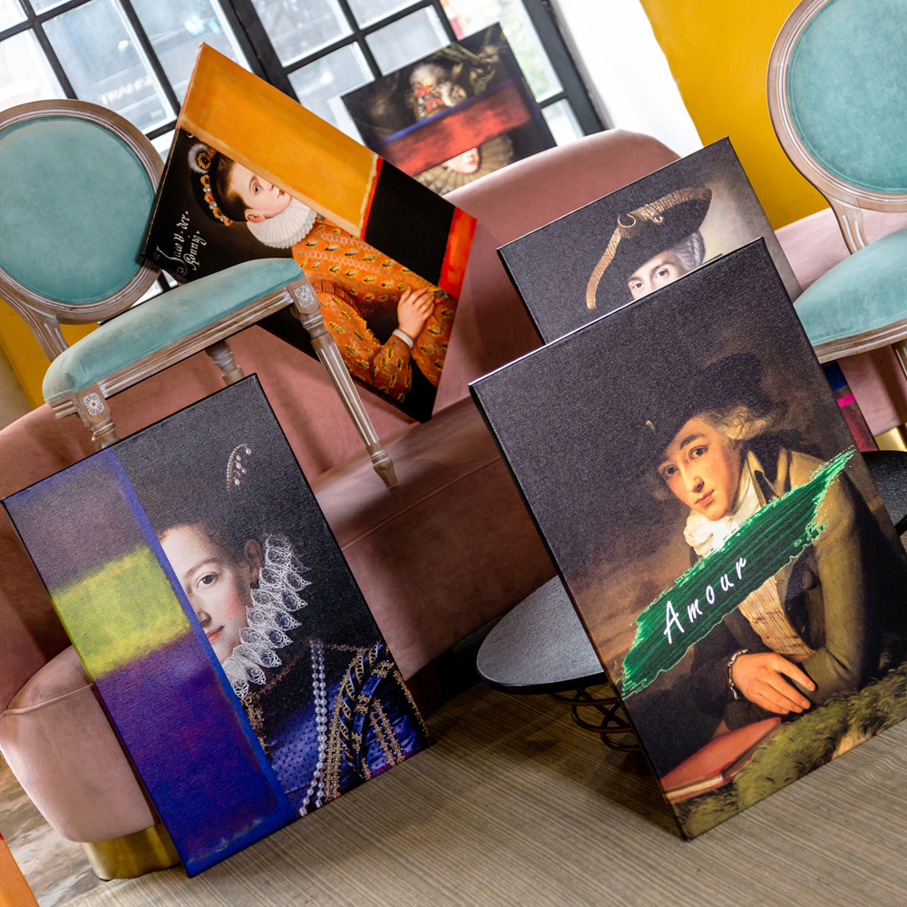 30101901 Арт-портрет «Amour» (холст, галерейная натяжка) Object Desire  - Вид №6