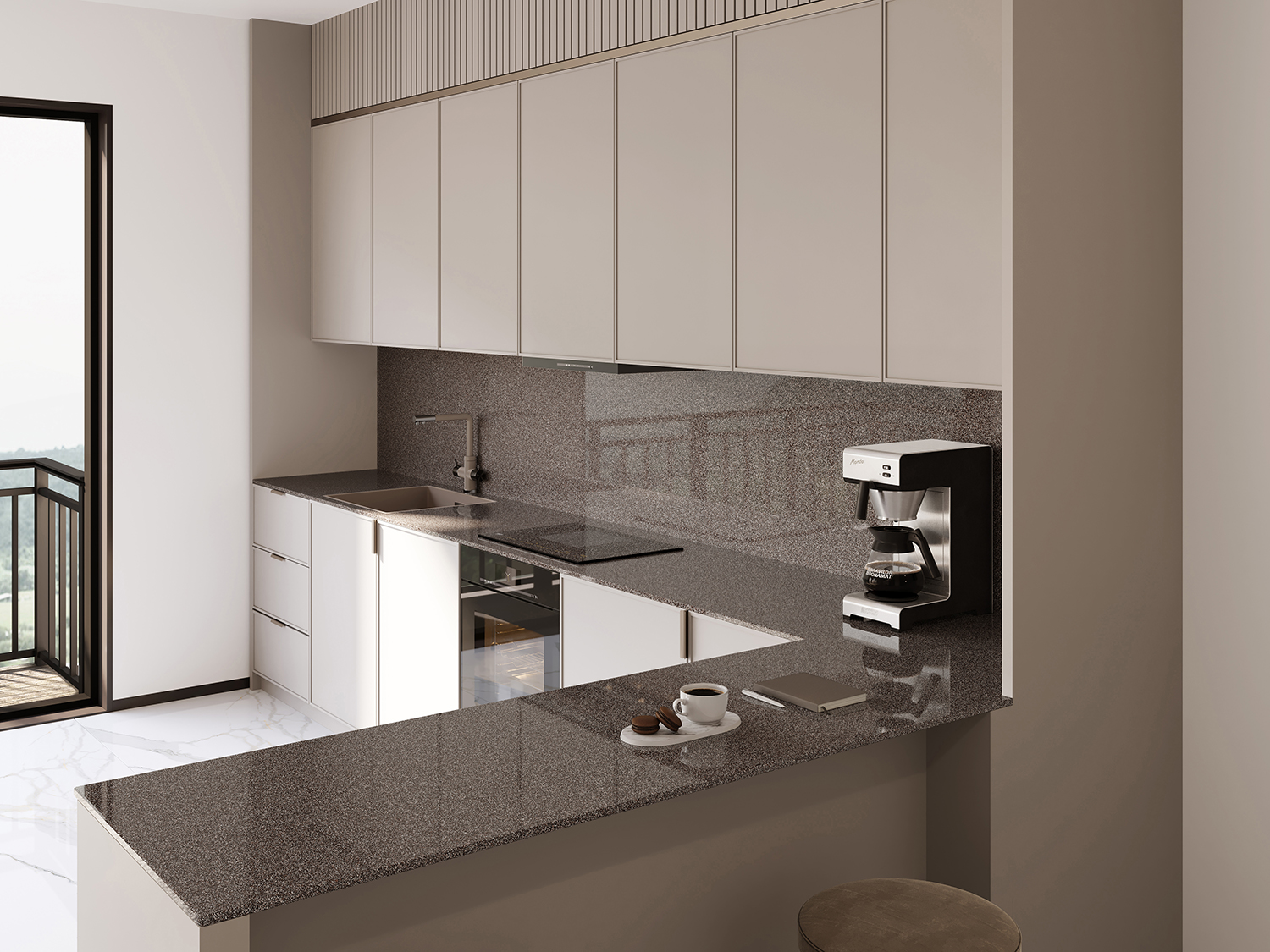 Бесконечная элегантность: керамический слэб STAROTECH STP-ST147 INCOLOR Double Polished - Вид №3