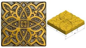 Вставка биметалл Zodiac Zircon 5х5  kavarti (52 шт)